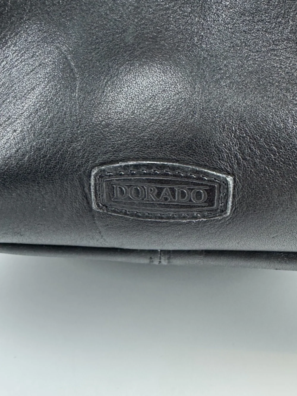 Dilana Design Collection Dorado Leather Duffle Bag Weekender Black *Read Desc